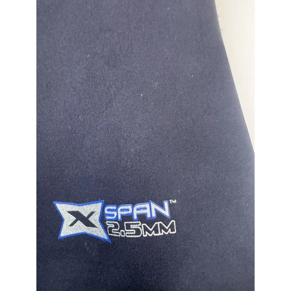 NeoSport XSPAN 2.5MM Neoprene Vest Men’s XXL Black Blue Zip Front Water Sports
